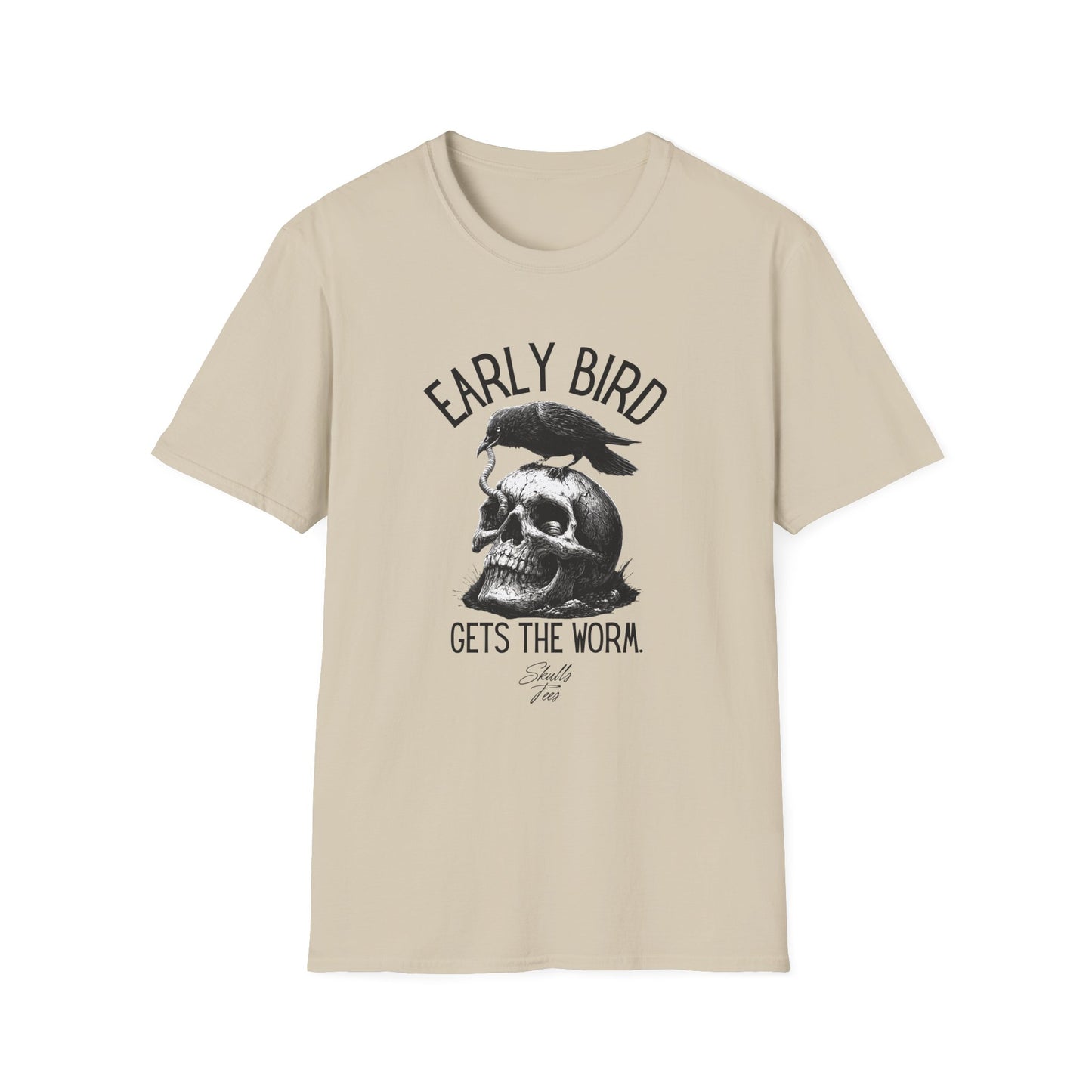 Early Bird Skull T-Shirt