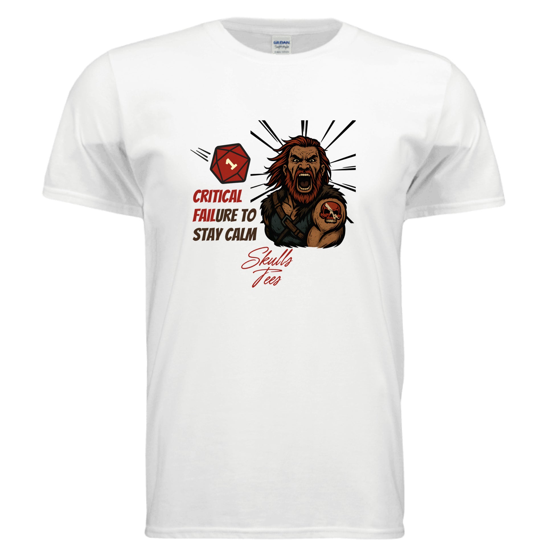 Critical Failure to Stay Calm Graphic Tee Nat 1
