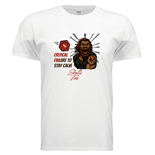 Critical Failure to Stay Calm Graphic Tee Nat 1
