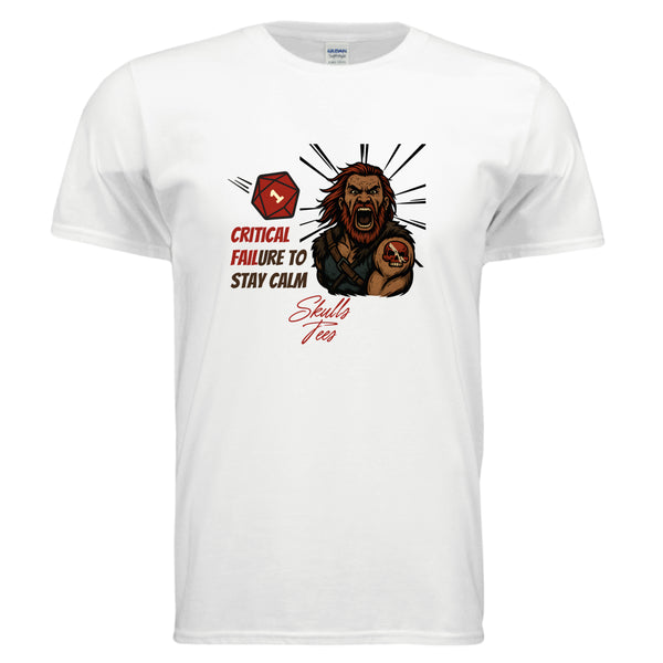 Critical Failure to Stay Calm Graphic Tee Nat 1
