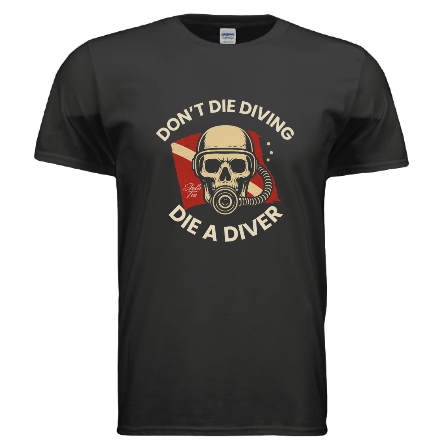 Die a Diver Scuba Graphic Tee