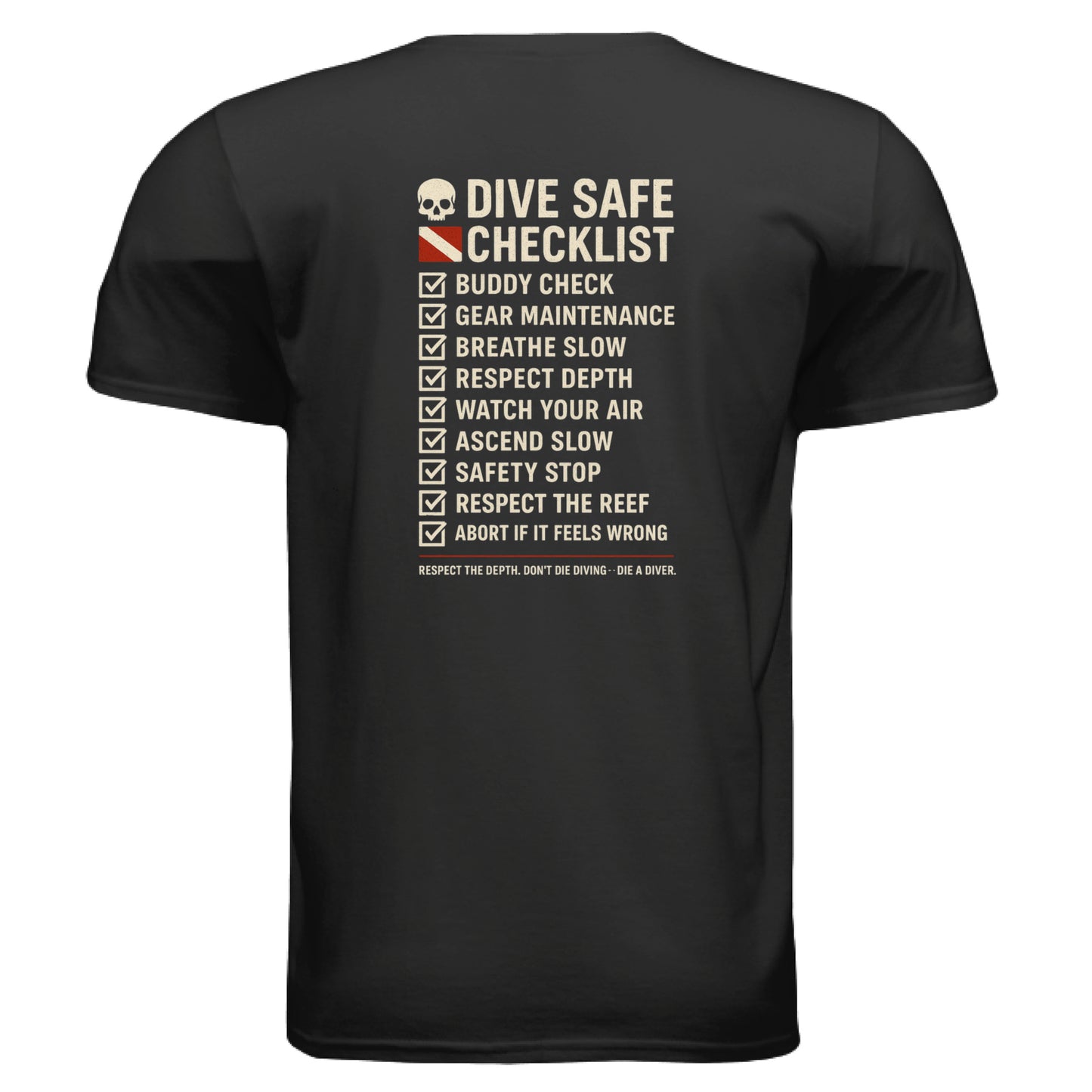 Die a Diver Scuba Graphic Tee