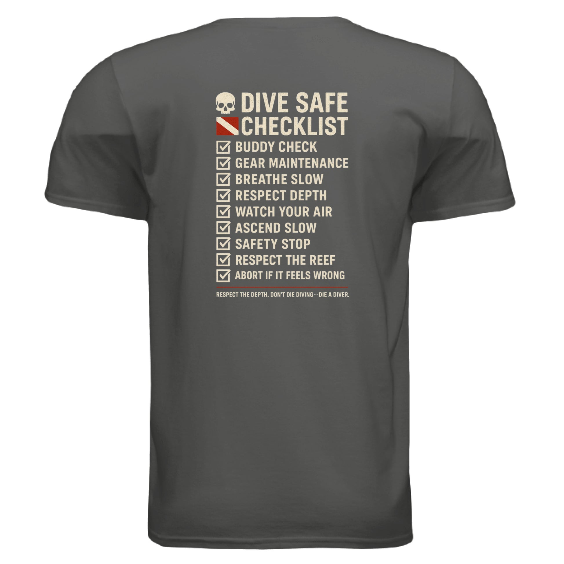 Die a Diver Scuba Graphic Tee