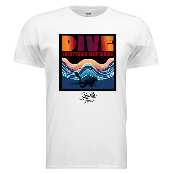 Funny scuba everything else sucks graphic tee