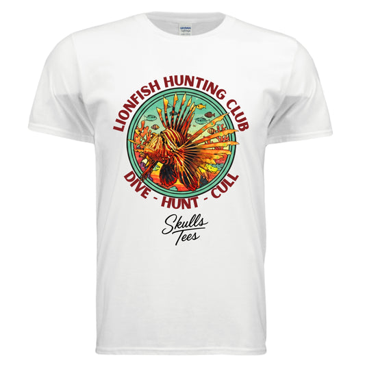 Lionfish hunting club scuba conservation tee
