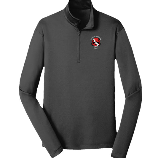 Skulls Tees branded quarter zip pullover
