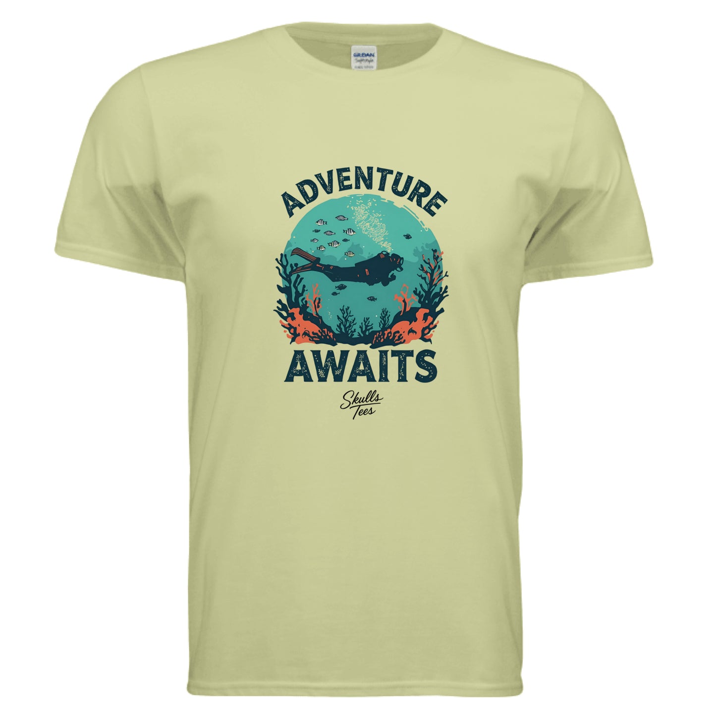 Adventure Awaits Tee Pistachio 