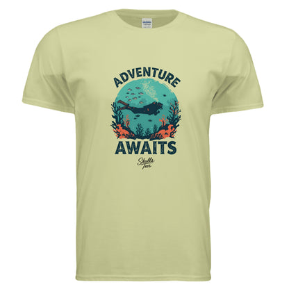 Adventure Awaits Tee Pistachio 