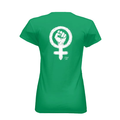 Badass woman empowerment graphic tee with bold contrast
