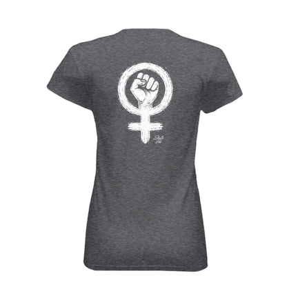 Badass woman empowerment graphic tee with bold contrast
