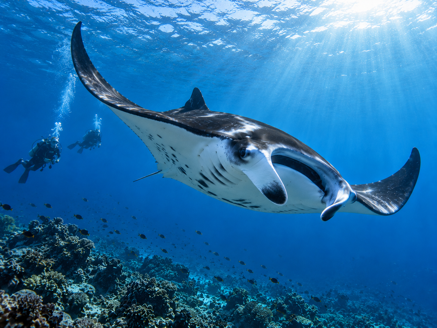Manta ray encounter inspiration