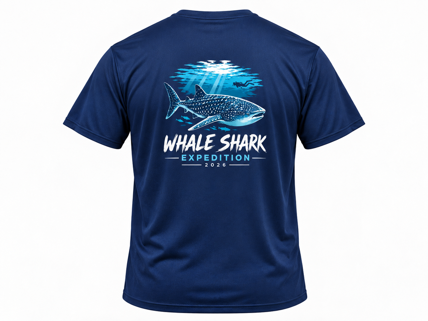Whale Shark Expedition shirt mockup