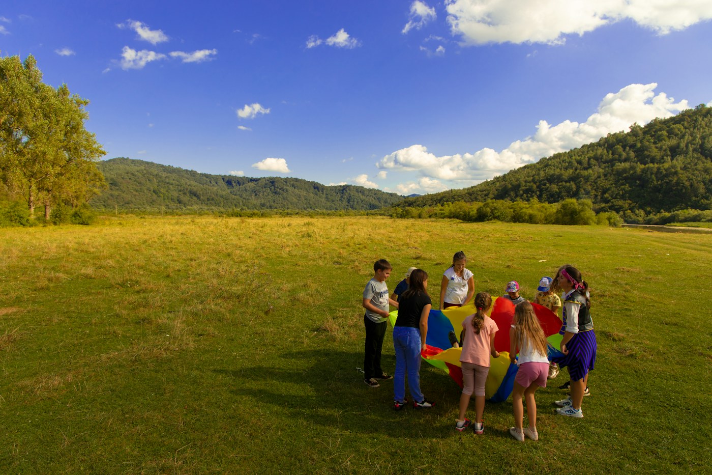 Outdoor group activity
